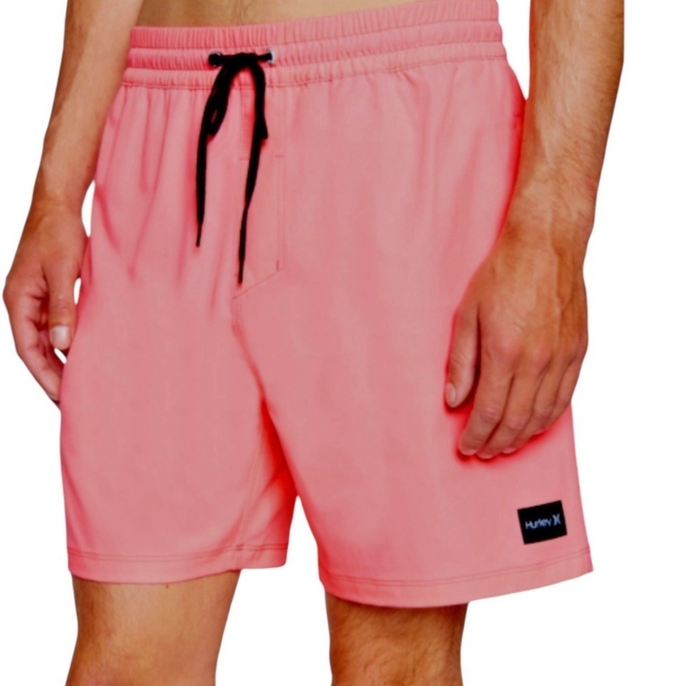 Hurley One and Only Volley Shorts Swim Length 17" Quick Dry Size M